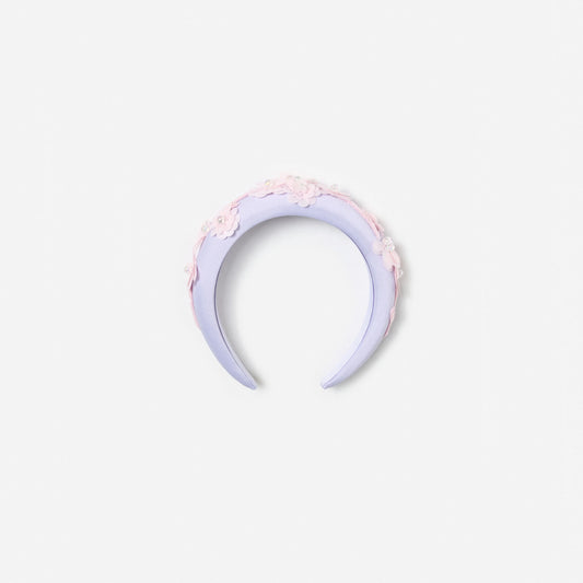 Lilac Flower Sequin Headband