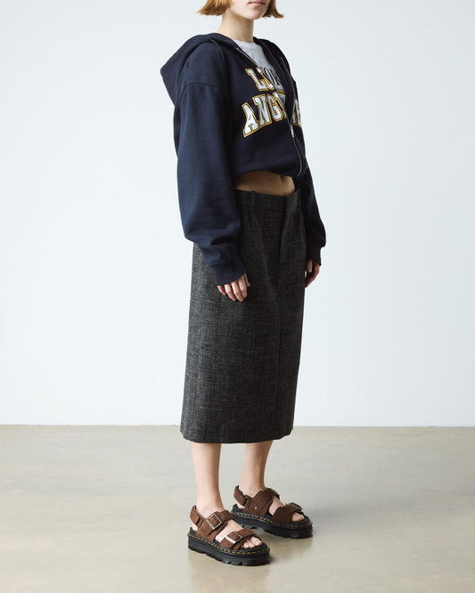 Zebzag Nubuck Platform Sandals
