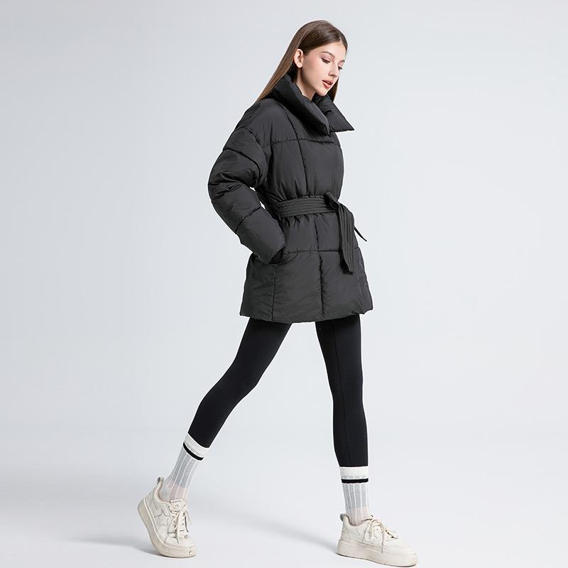 AMELIE – Quilted Winter Coat with Belt