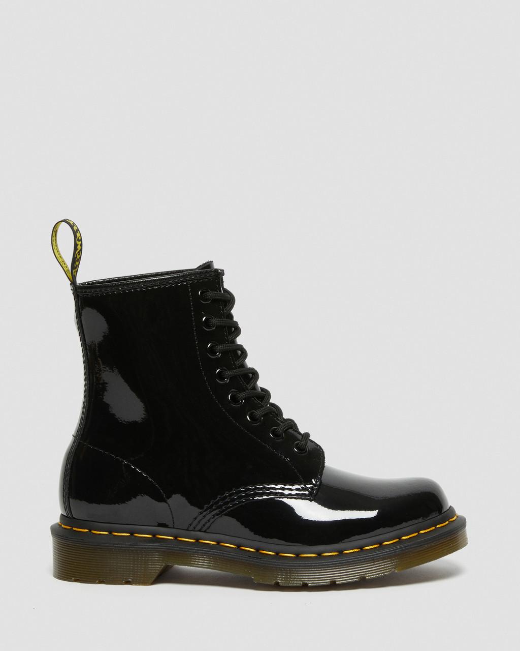 1460 Patent Leather Lace Up Boots