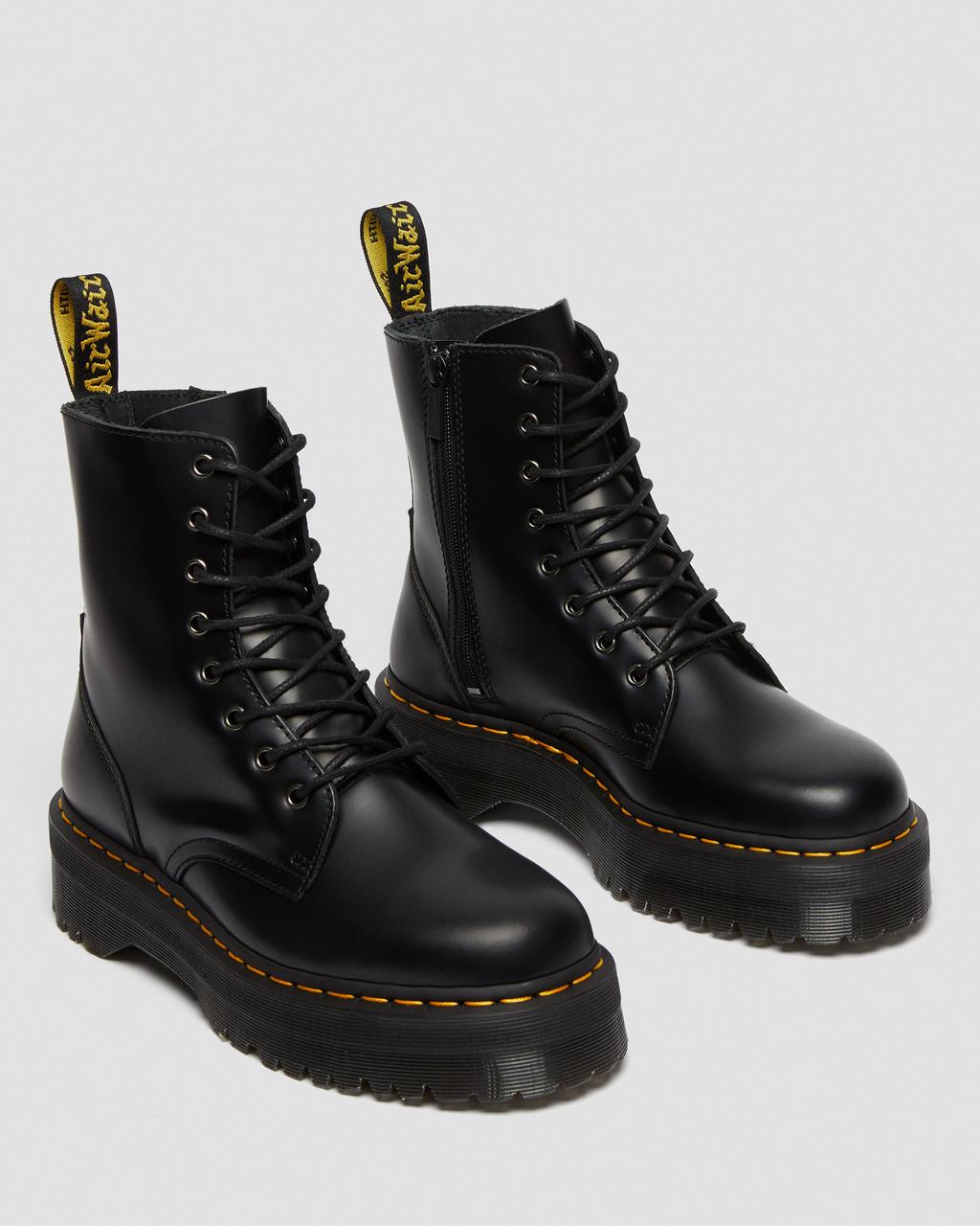 Jadon Smooth Leather Platform Boots