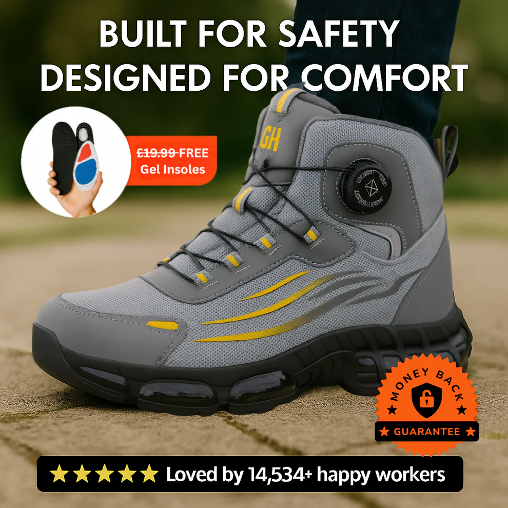 AirStride™ 2.0 Safety Shoes – Finally, Work Boots That Don't Kill Your Feet