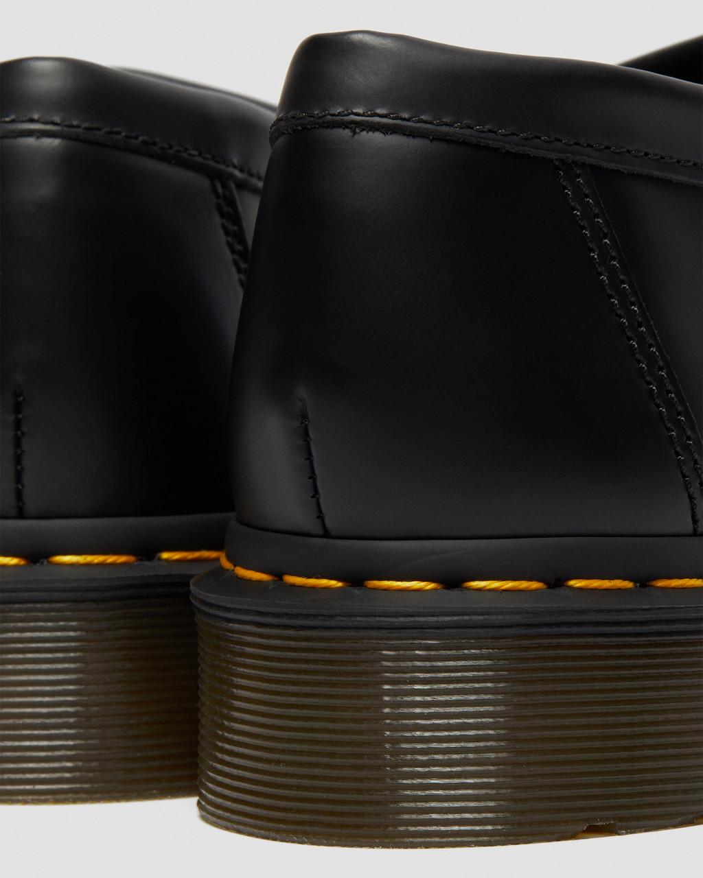 Adrian Yellow Stitch Smooth Leather Tassle Loafers