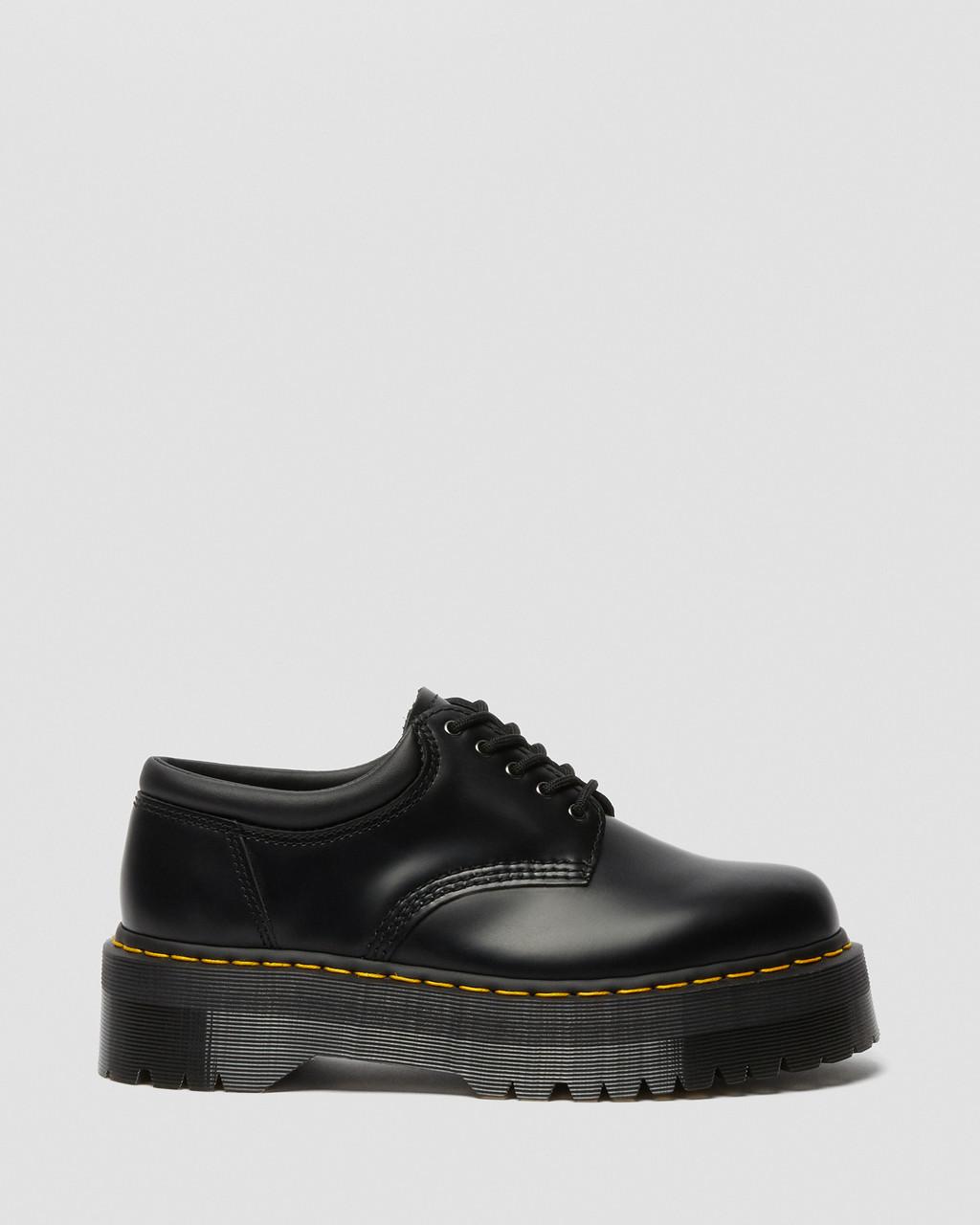 8053 Quad Smooth Leather Platform Shoes