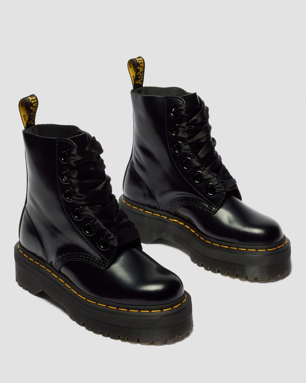 Molly Leather Platform Boots