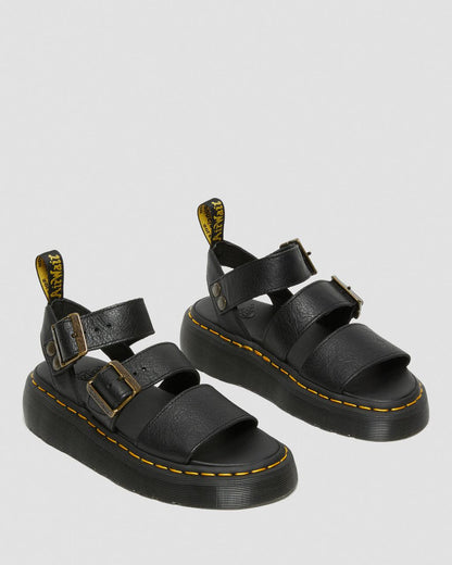 Gryphon Quad Leather Platform Sandals