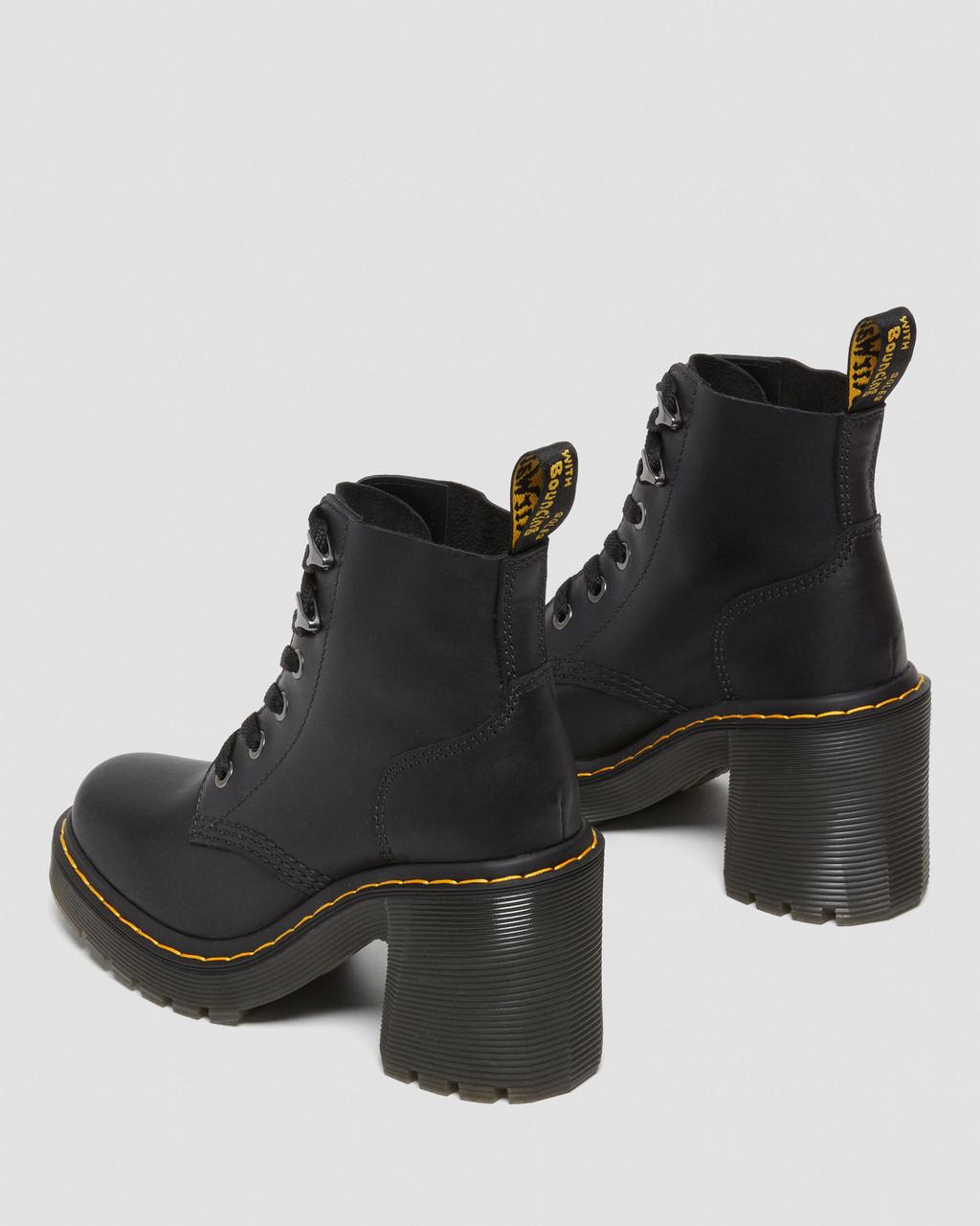 Jesy Sendal Leather Heels Black
