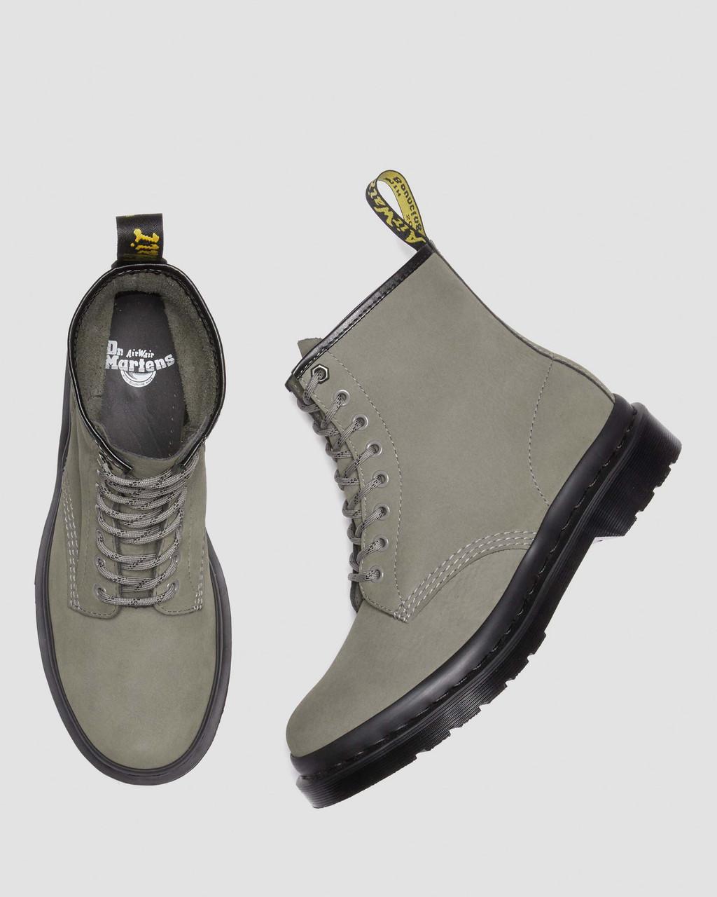 1460 Milled Nubuck Leather Lace Up Boots