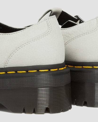 Bethan Tumbled Nubuck Leather Platform Mary Jane Shoes