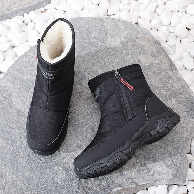 Men’s Waterproof Orthotic Winter Work Boots, Extreme Cold Protection, Non-Slip Durable Sole, All-Day Comfort Insulated Boots