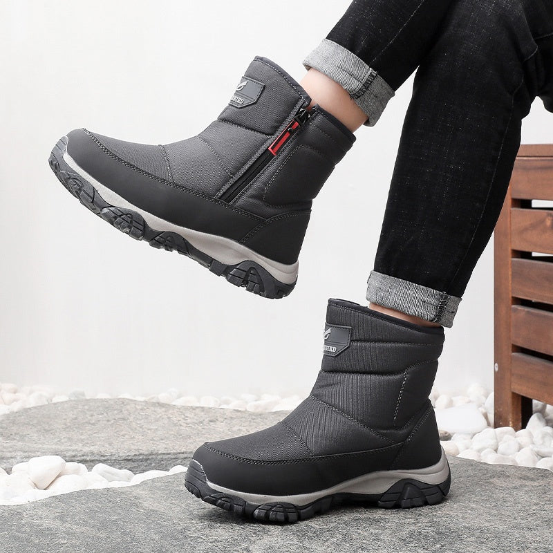 Men’s Waterproof Orthotic Winter Work Boots, Extreme Cold Protection, Non-Slip Durable Sole, All-Day Comfort Insulated Boots