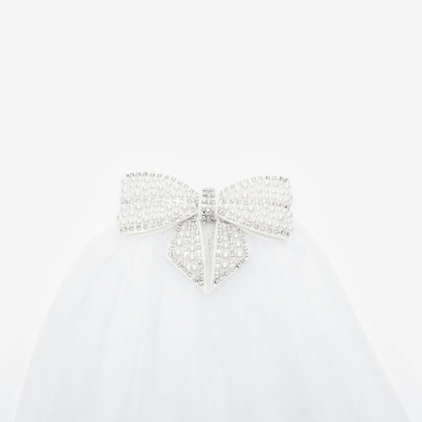 Embellished Bow Veil