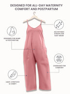 Oversized Jumpsuit - Maternity & Postpartum---Click to buy and get an additional 50% off