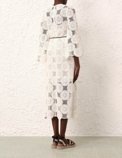 Junie Lace Midi Dress