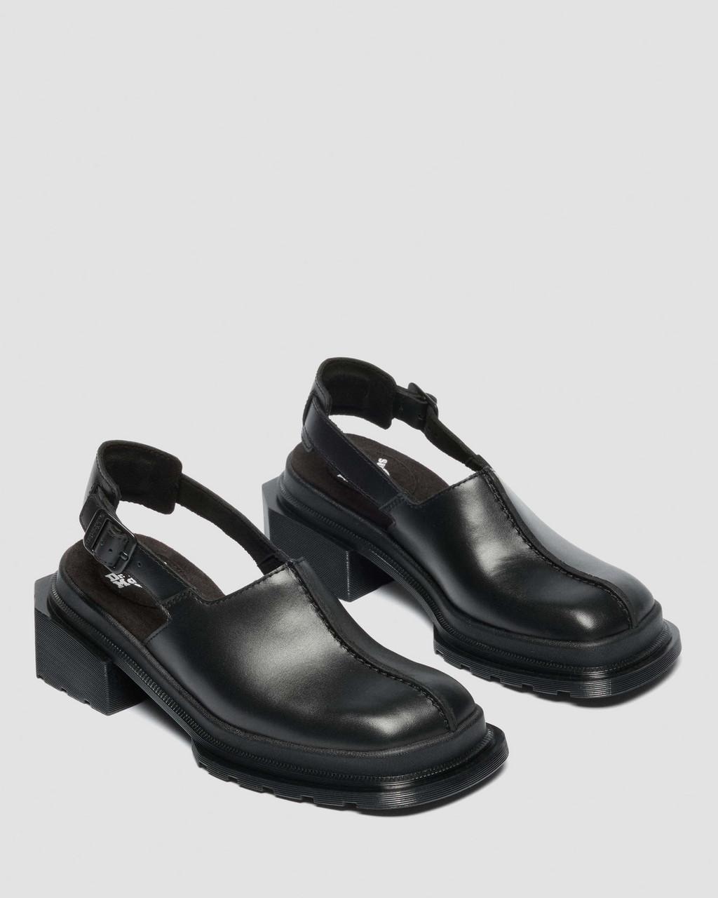 Maybole Square Toe Leather Mules