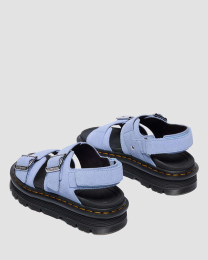 Zebzag Suede Sandals