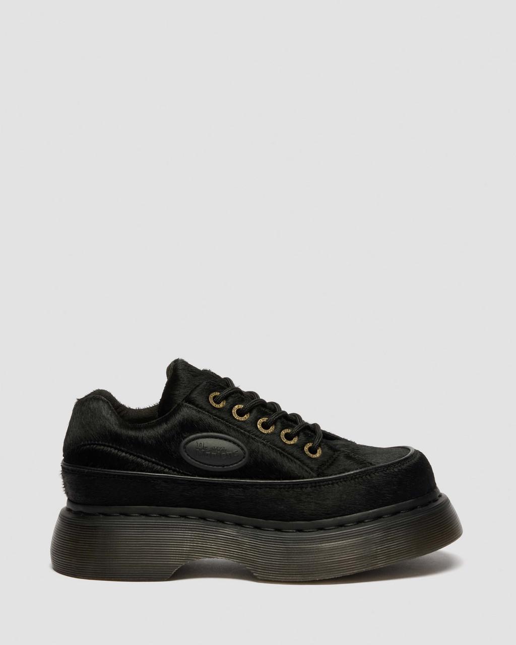 Buzz 5-Eye Hair On Leather Shoes