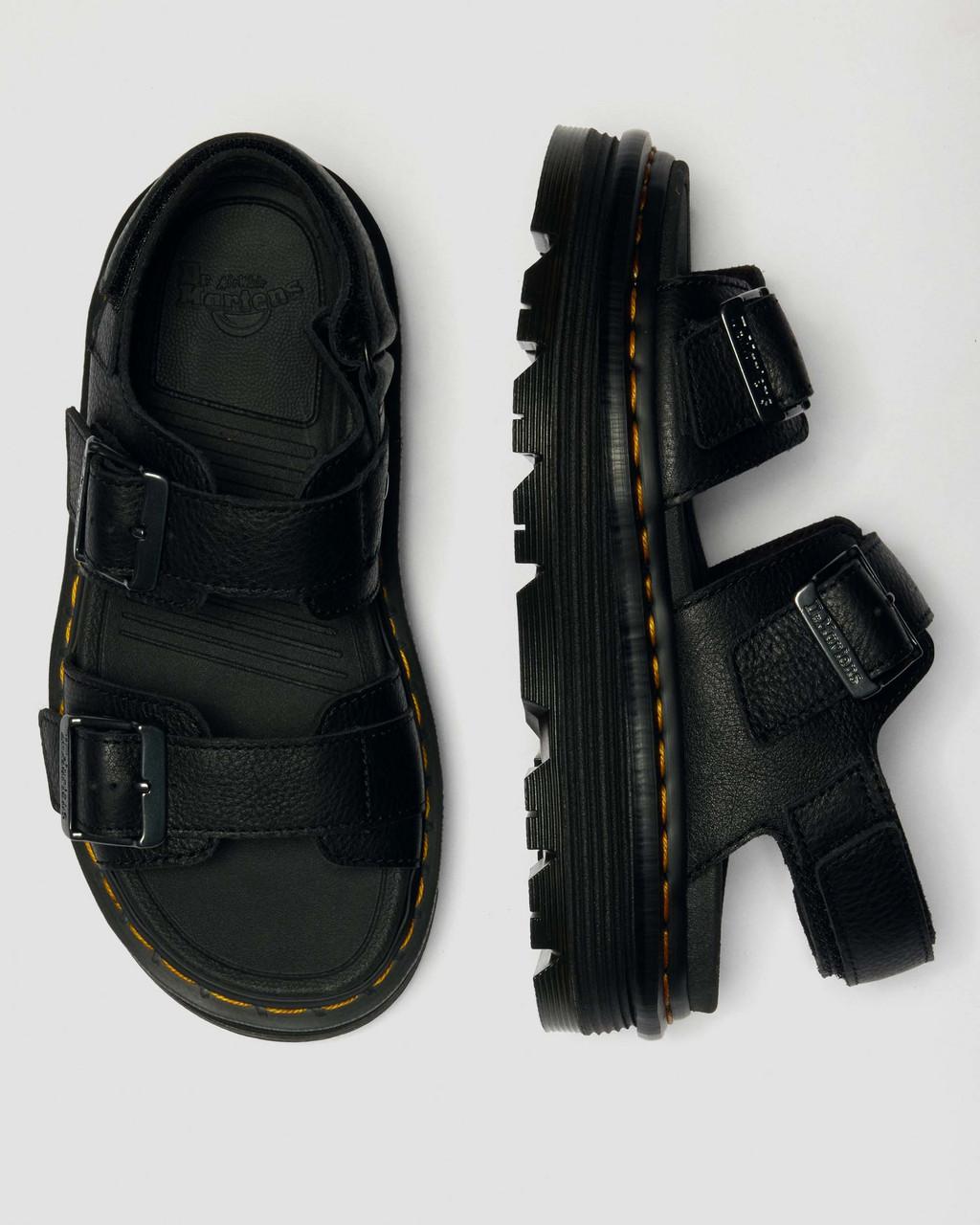 Zebzag Pisa Leather Platform Sandals