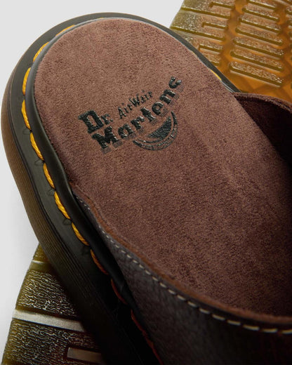 Josef Slide Grizzly Leather Sandals