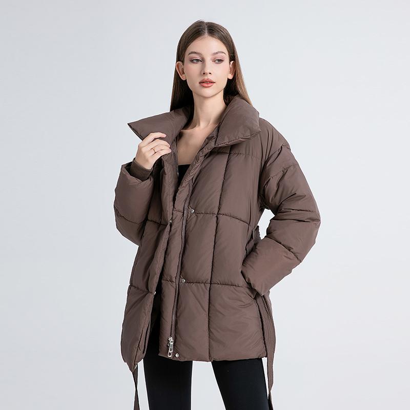 AMELIE – Quilted Winter Coat with Belt