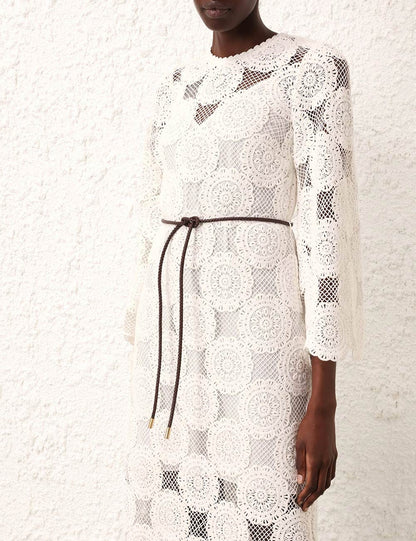 Junie Lace Midi Dress