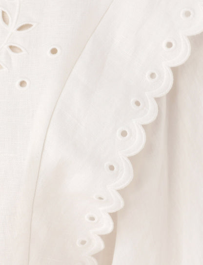 Junie Embroidered Midi Dress