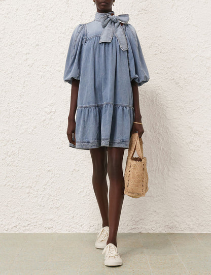 Denim Smock Dress