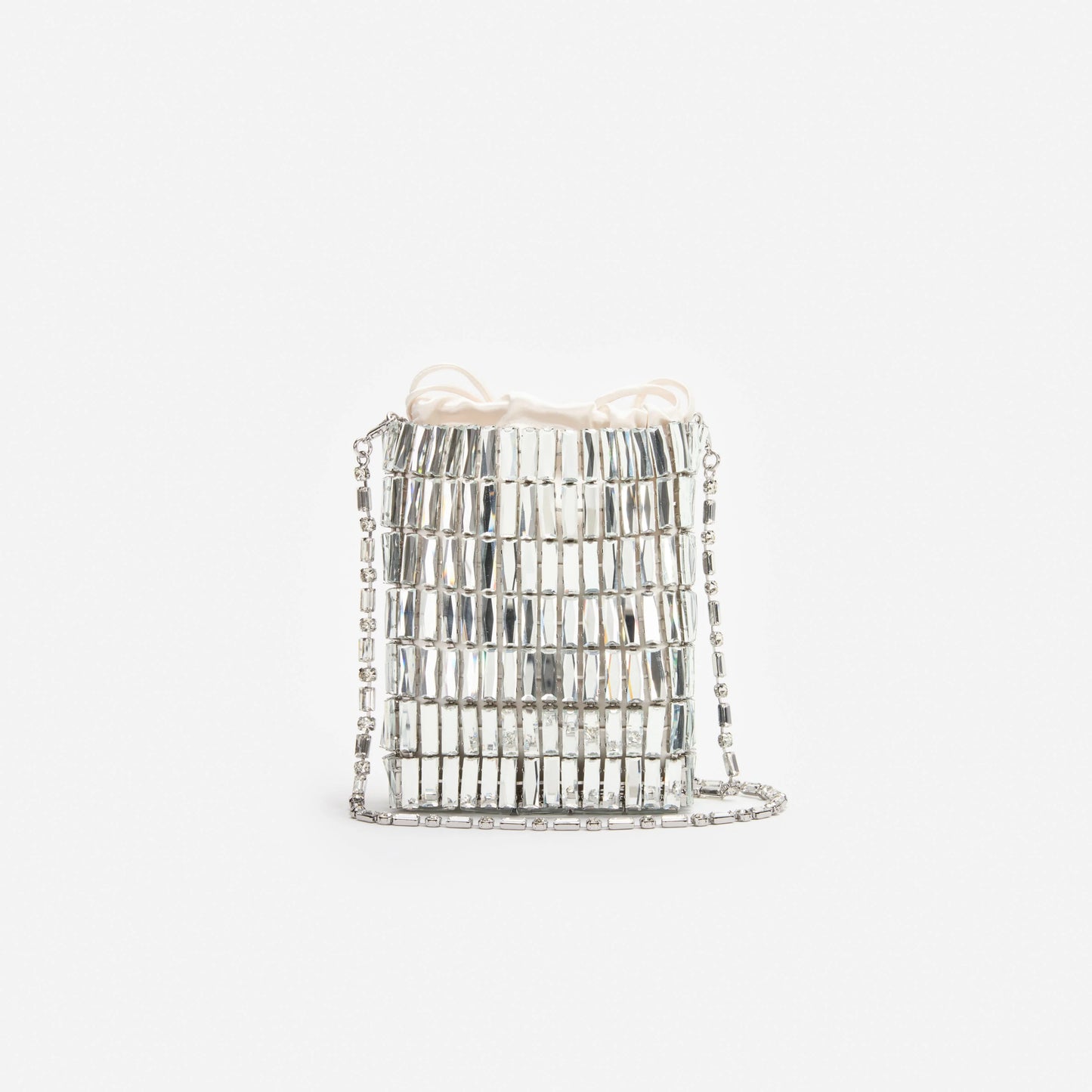 Silver Crystal Mini Bag