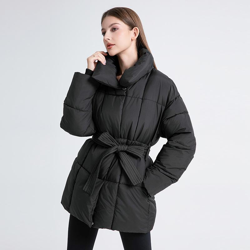 AMELIE – Quilted Winter Coat with Belt