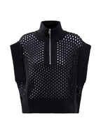 Gaines Half Zip Sweatshirt Black