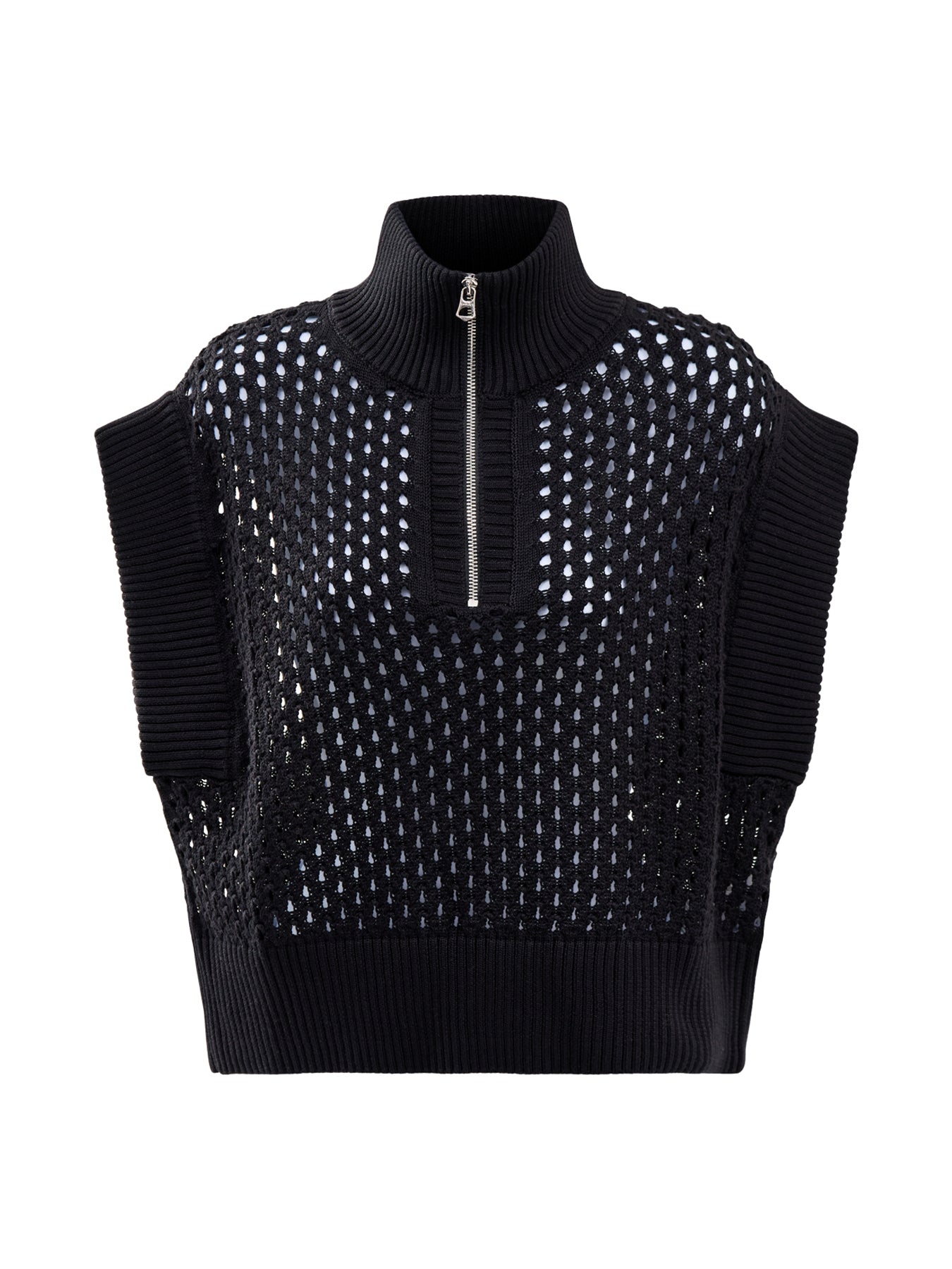 Gaines Half Zip Sweatshirt Black