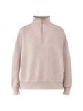 Hawley Half Zip Sweat Taupe