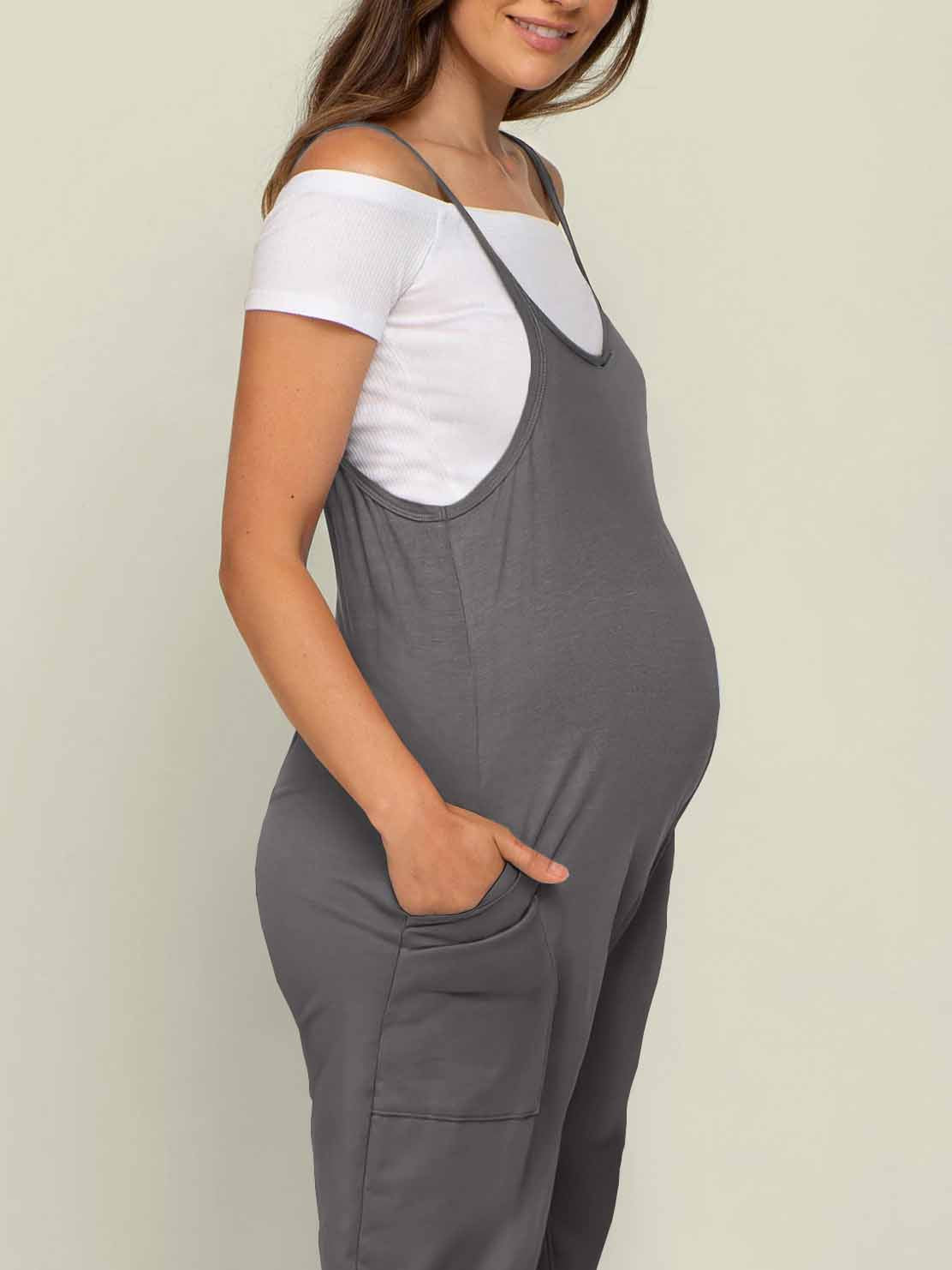 Oversized Jumpsuit - Maternity & Postpartum---Click to buy and get an additional 50% off