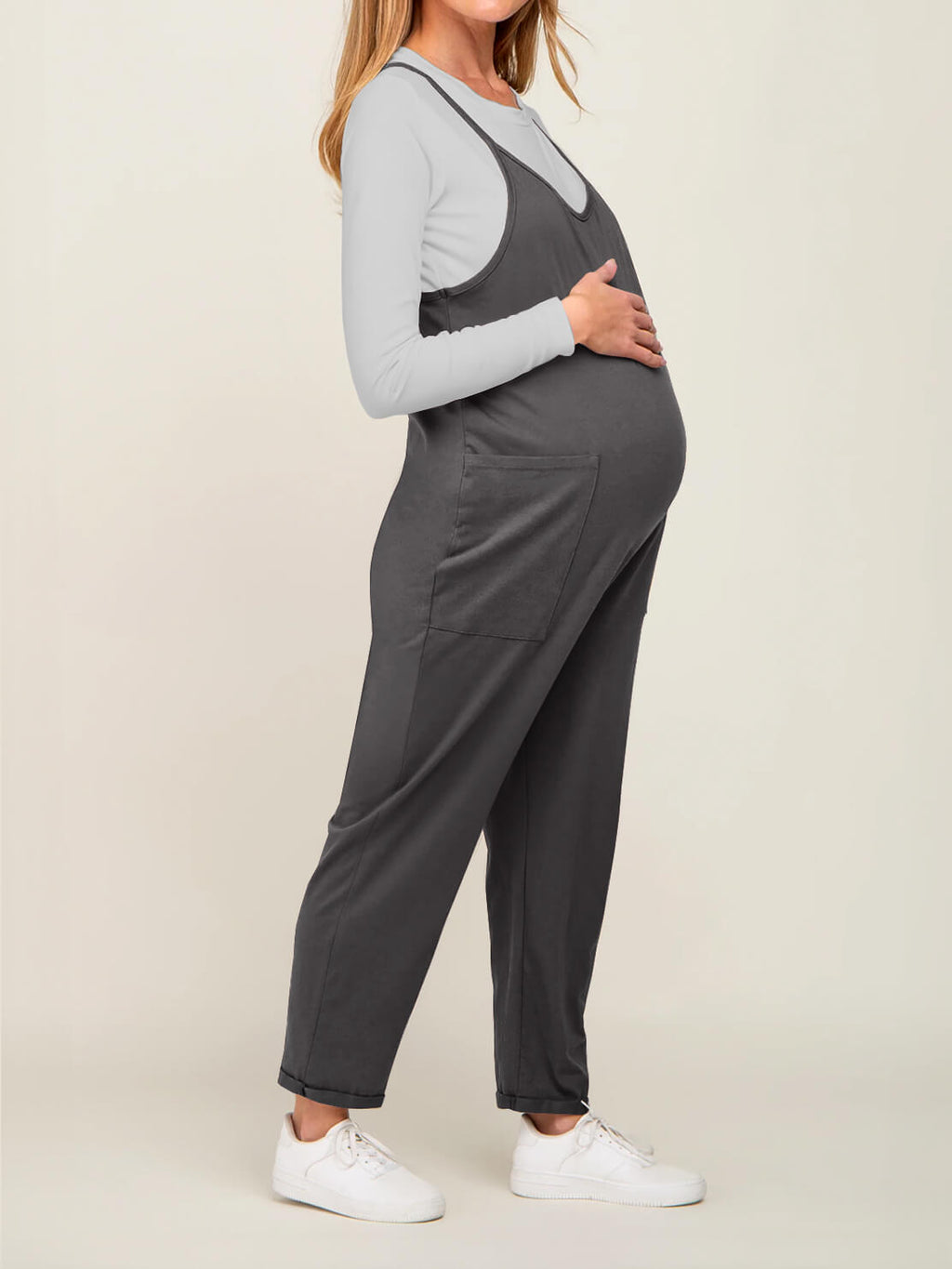 Oversized Jumpsuit - Maternity & Postpartum---Click to buy and get an additional 50% off