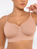 Pocketsh 3-Pack Smooth Seamless Wireless Bra Bundle