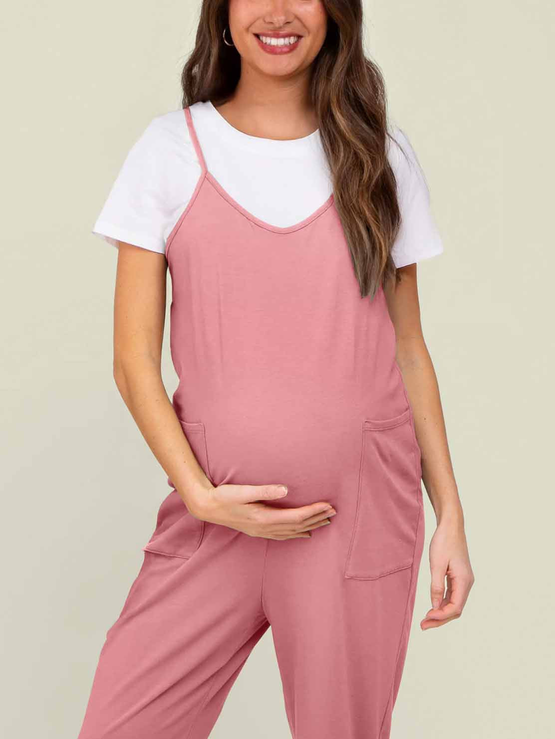 Oversized Jumpsuit - Maternity & Postpartum---Click to buy and get an additional 50% off