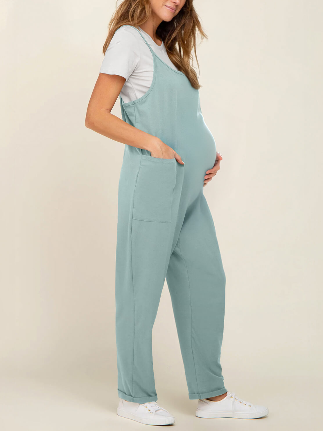 Oversized Jumpsuit - Maternity & Postpartum---Click to buy and get an additional 50% off