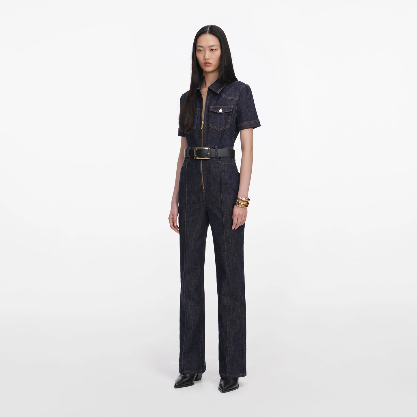 Indigo Denim Jumpsuit
