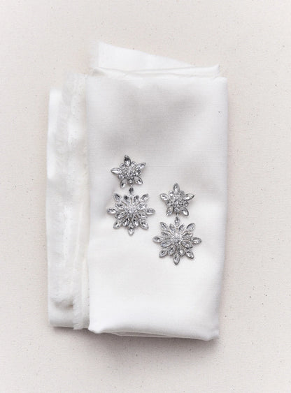 Crystal Tiered Earrings