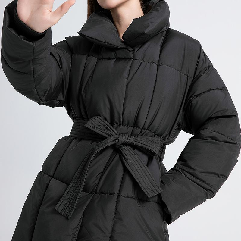 AMELIE – Quilted Winter Coat with Belt