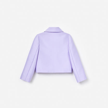 Lilac Taffeta Sequin Embellished Jacket
