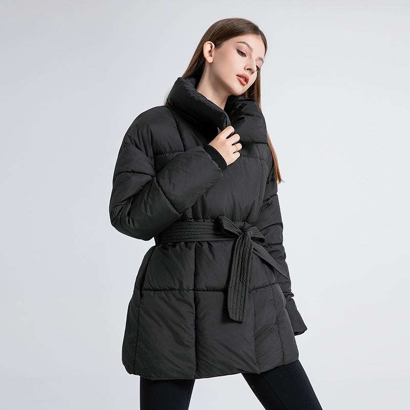 AMELIE – Quilted Winter Coat with Belt