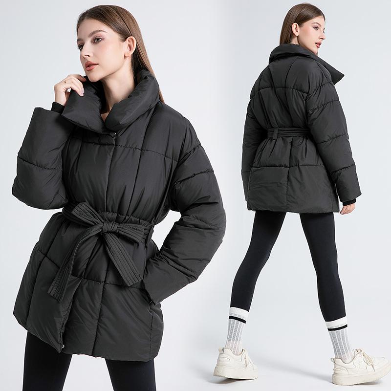 AMELIE – Quilted Winter Coat with Belt