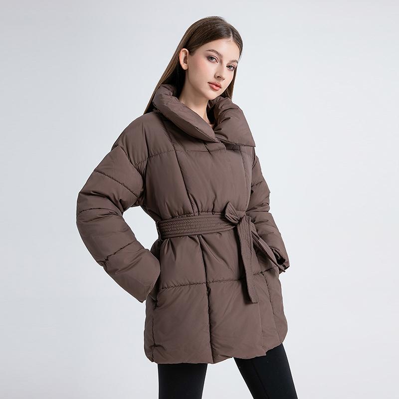 AMELIE – Quilted Winter Coat with Belt