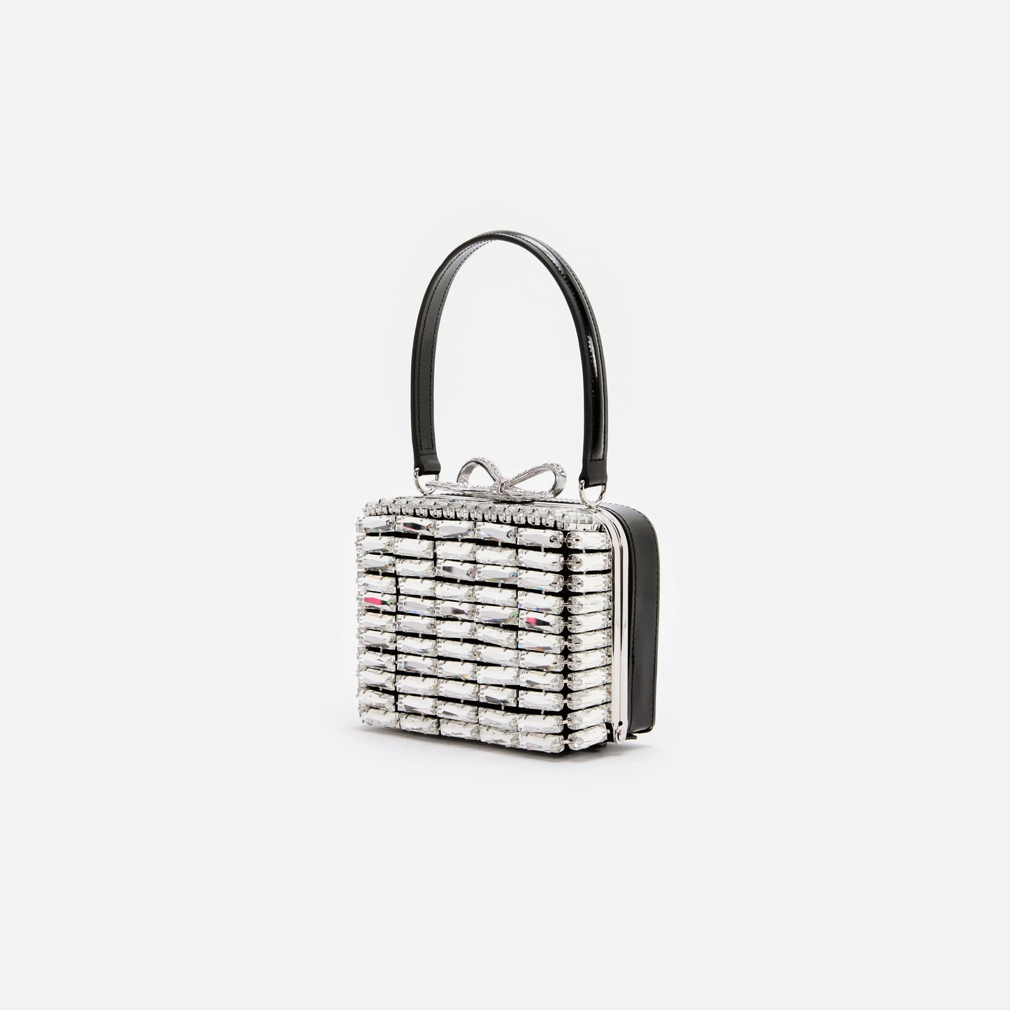 Silver Crystal Micro Bag