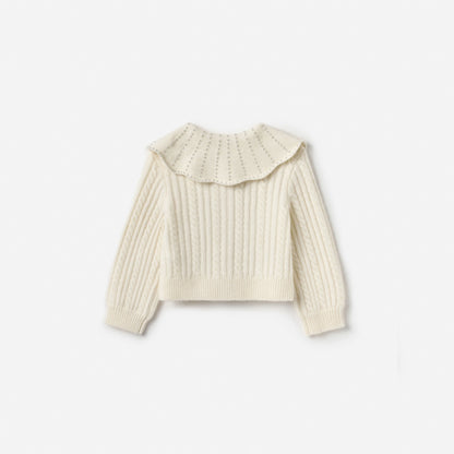 Cream Alpaca Cardigan