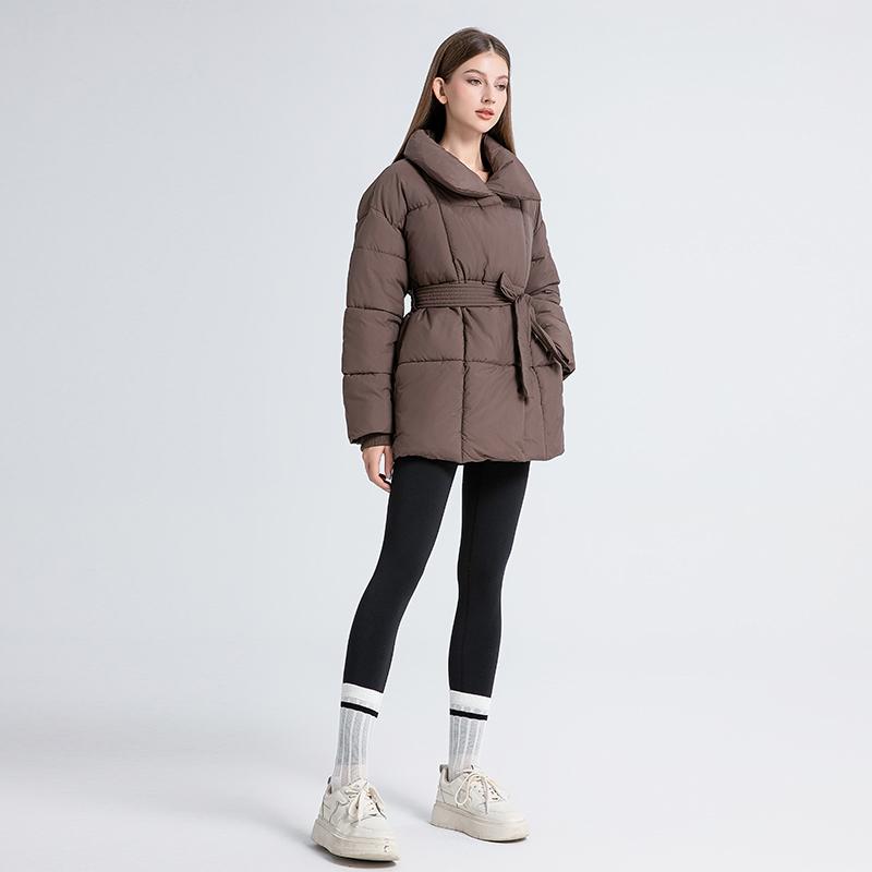 AMELIE – Quilted Winter Coat with Belt