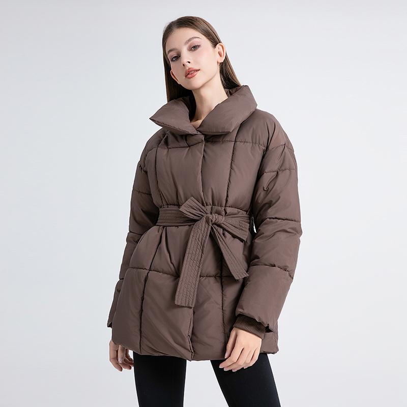 AMELIE – Quilted Winter Coat with Belt