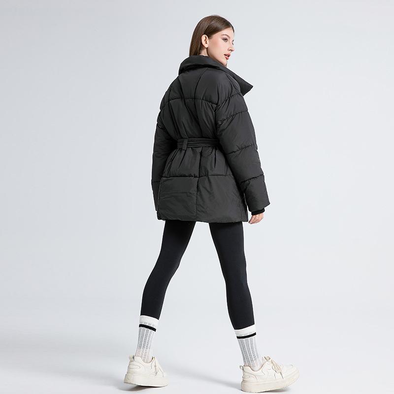 AMELIE – Quilted Winter Coat with Belt