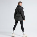 AMELIE – Quilted Winter Coat with Belt